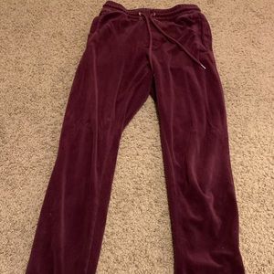 maroon sweats